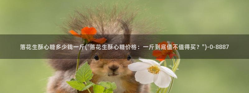 糖心版：落花生酥心糖多少钱一斤(\